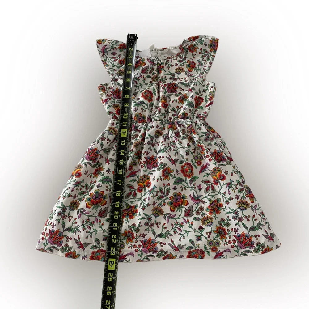NWT Gap Girl’s White Floral Dress Size:S
